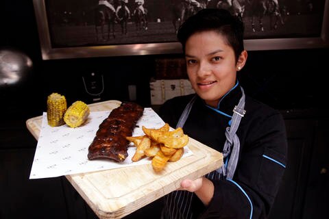 ¿Hamburguesa o rack de costilla?