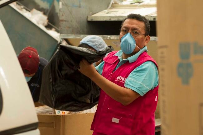 Inicia destrucción de material electoral