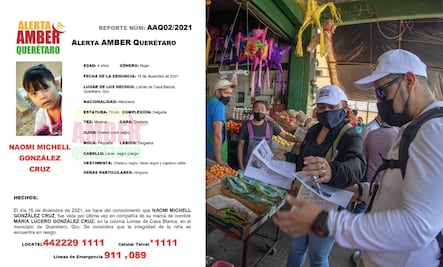 Buscan a Naomi Michell en Querétaro; fue vista por última vez, en Lomas de Casa Blanca