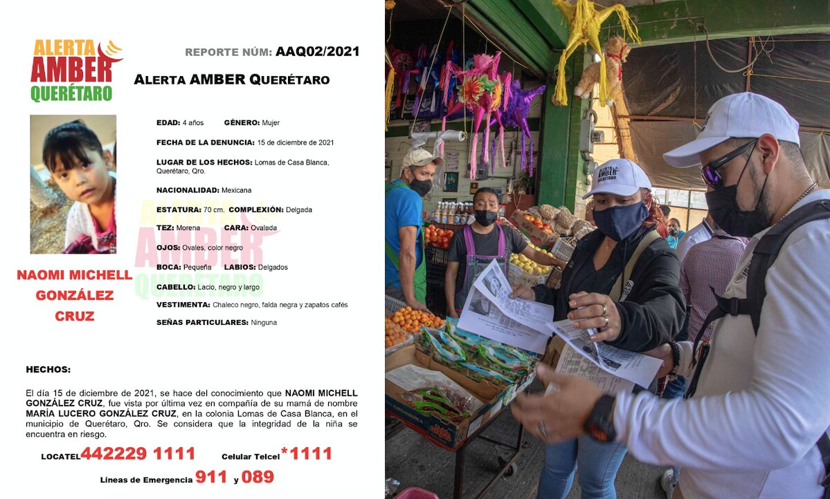 Buscan a Naomi Michell en Querétaro; fue vista por última vez, en Lomas de Casa Blanca