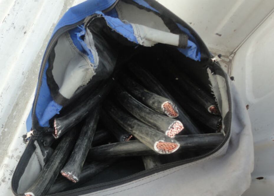 Lo detienen por robar tubería de cobre