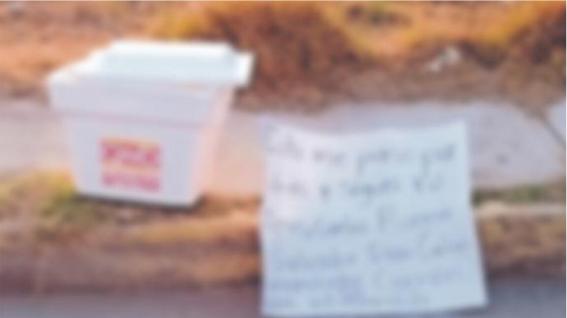 Vecinos encuentran la cabeza de una mujer en una hielera, en Edomex