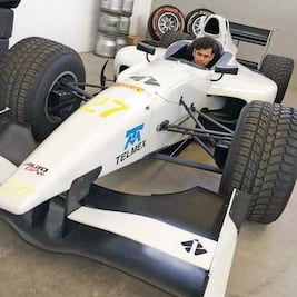 ‘Miji’ Dörrbecker prueba su bólido 