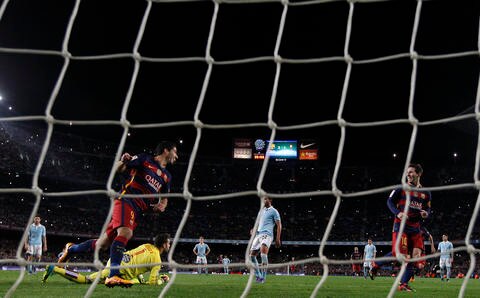 Messi hace genialidad