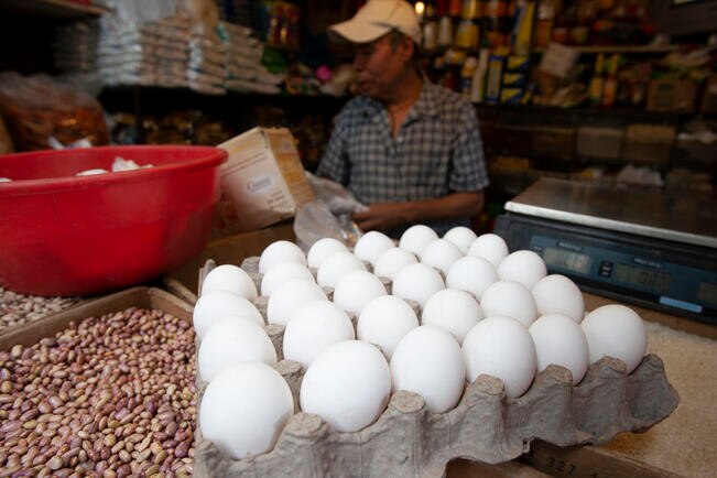 ¡Adiós huevito a la mexicana! El kilo ronda los 40 pesos