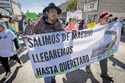 Avanza Marcha por el Agua en Cadereyta