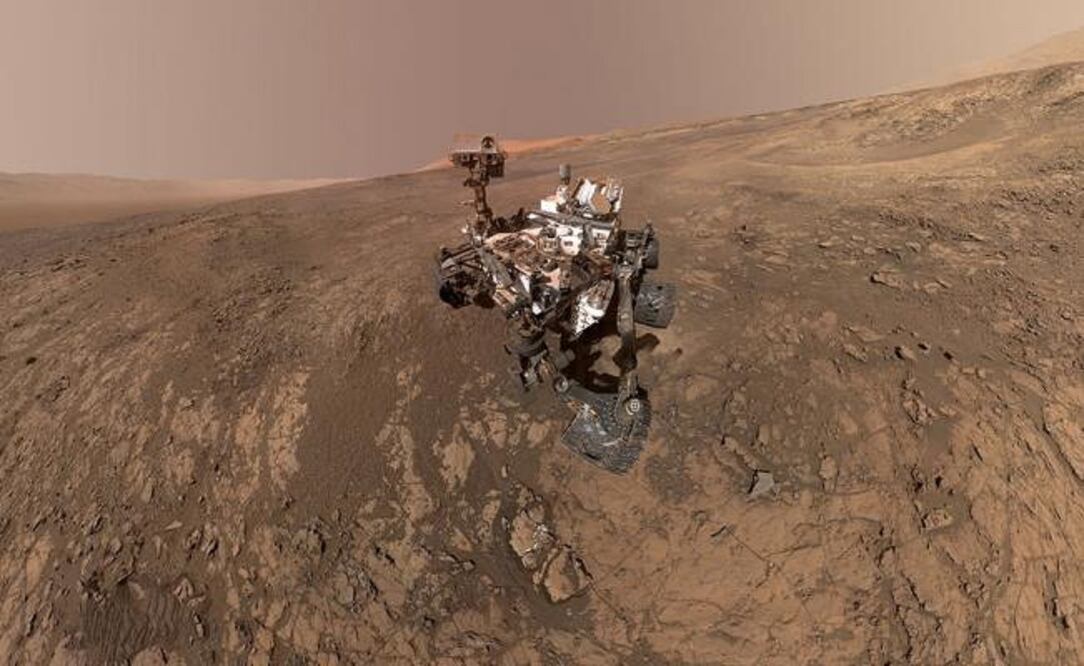 La nave Curiosity de la NASA tomó un autorretrato en un sitio llamado Vera Rubin Ridge en la superficie de Marte. Foto: NASA/JPL-Caltech/MSSS/Handout via Reuters