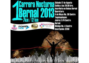 Recibirá Bernal a corredores nocturnos