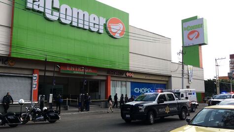 Personal de seguridad fue asaltado en un centro comercial