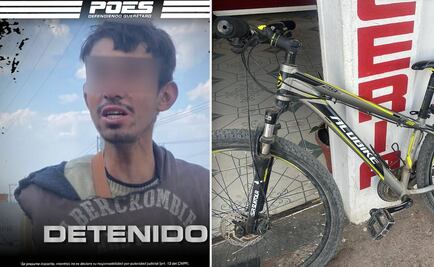 Lo agarran con un bici robada en San Juan del Río
