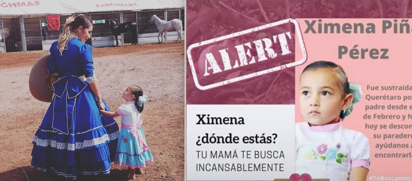 Internautas buscan a Ximena; el papá la habría sustraído en Querétaro