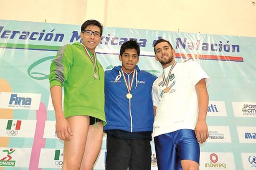 Cosechan preseas en Nacional de natación