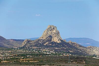 Peña de Bernal, vista desde el aire