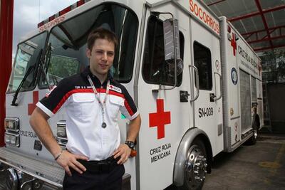 Luis Arrieta, un paramédico nervioso