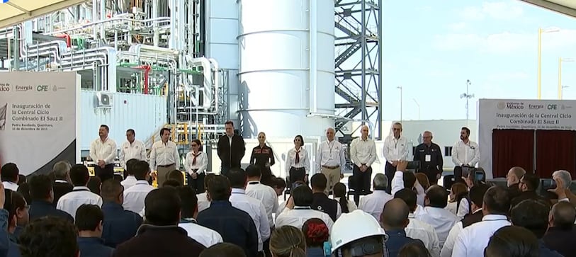 Inaugura Sheinbaum central eléctrica “Josefa Ortiz Téllez-Girón” en Pedro Escobedo