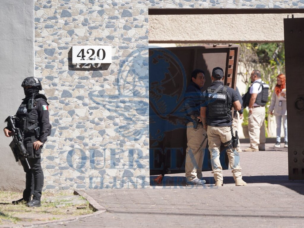 Cateo en zona exclusiva de Jurica moviliza a fuerzas federales y estatales en Querétaro