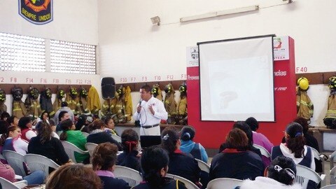 Cuerpo de Bomberos capacita a guarderías