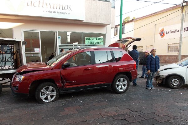 Falta de precaución provoca choques