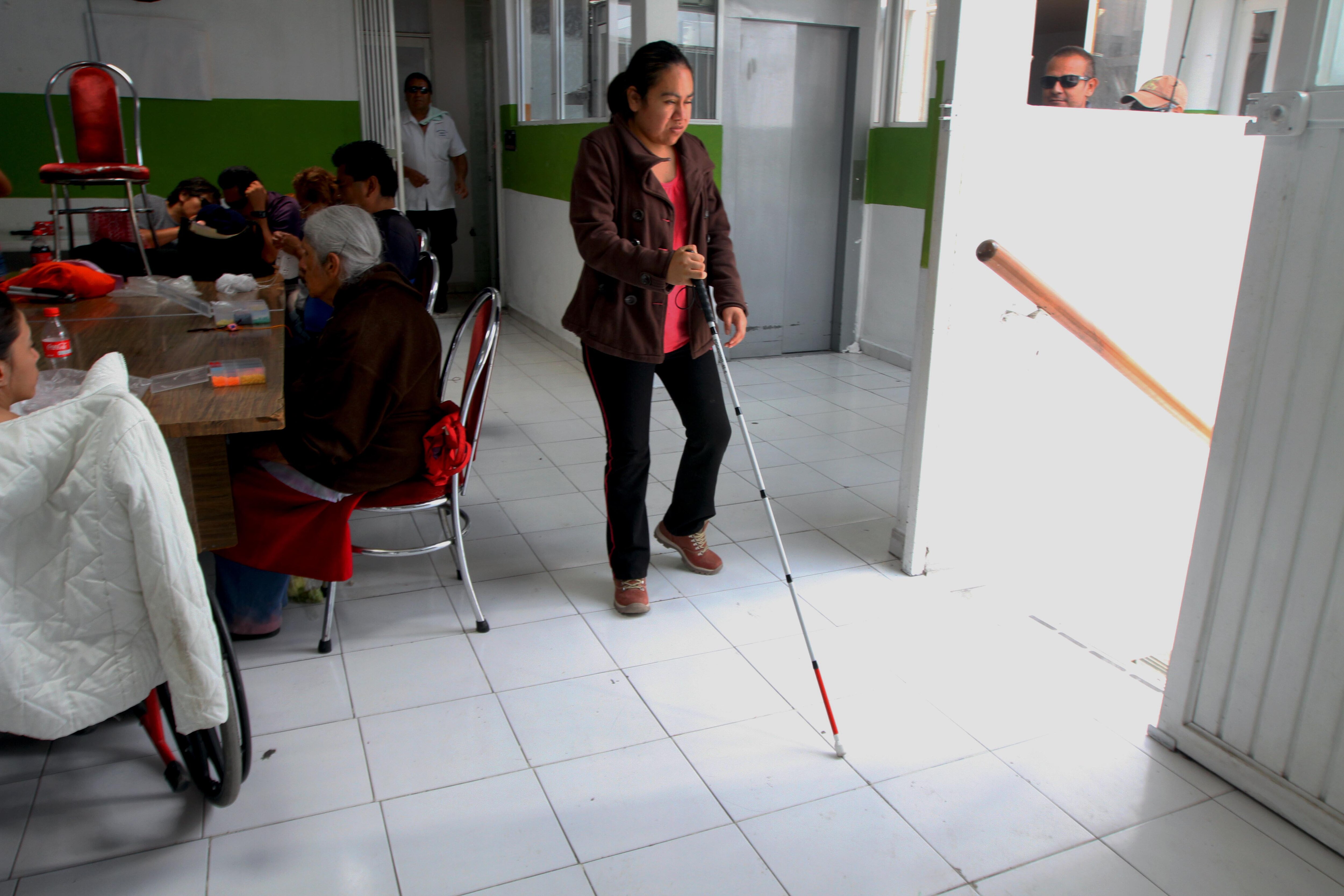 Alfredo Blandina, presidente fundador de la unión, lamenta que la inseguridad afecte un proyecto cuyo objetivo es apoyar invidentes. Foto: Archivo