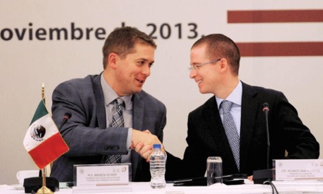 Estrecha Anaya lazos con Canadá