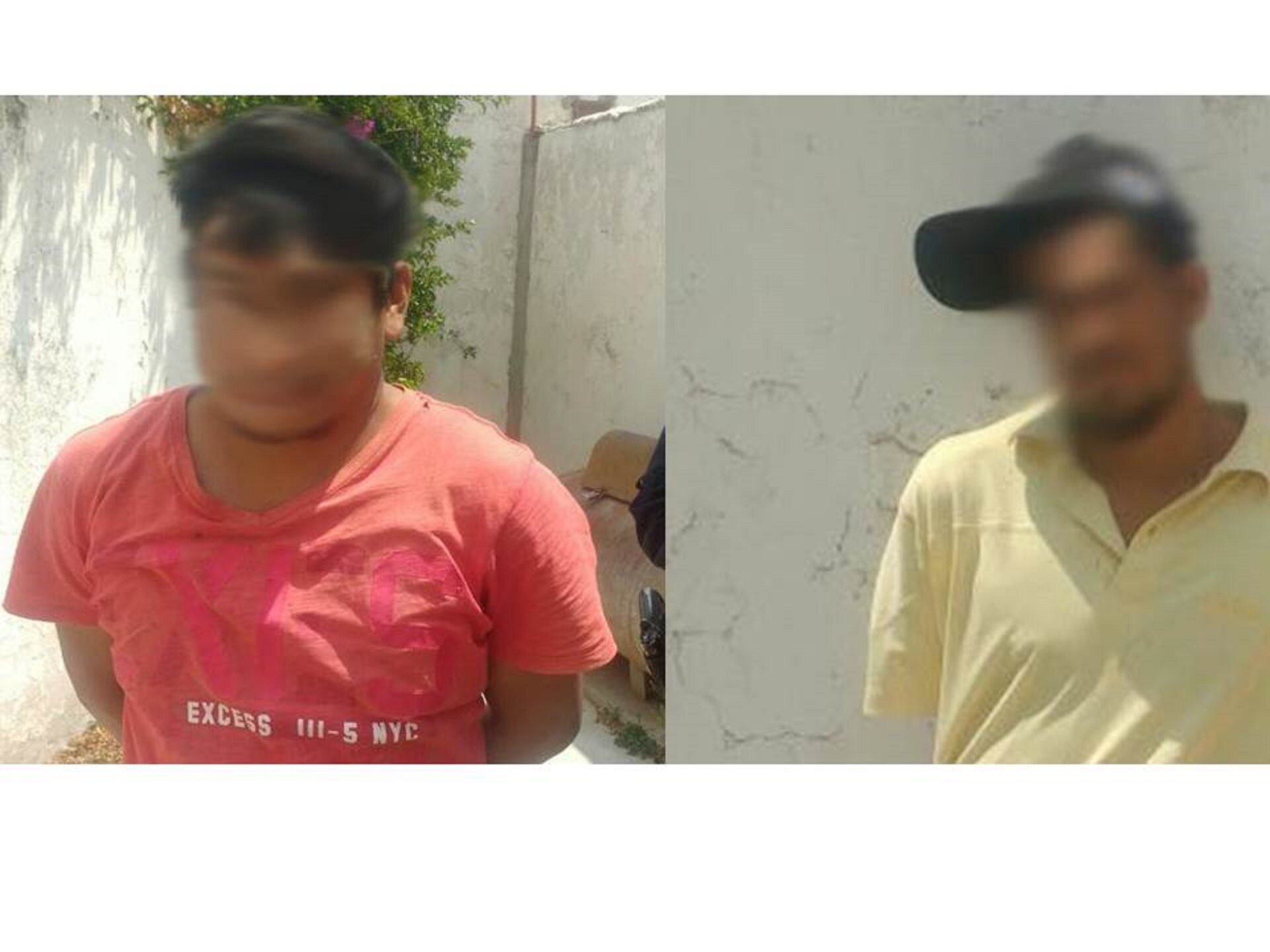 Sorprenden a dos sujetos mientras robaban dentro de una casa