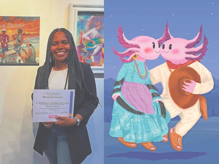 Vanessa Baez “pone a bailar” a los ajolotes