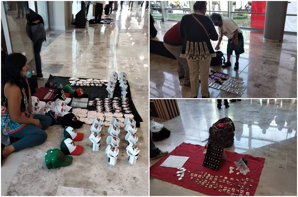 ¡Bara, bara, bara, bara!: se instalan ambulantes en los pasillos del AIFA