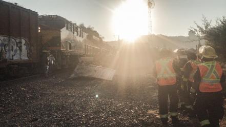 Se descarrila tren en la ciudad Querétaro
