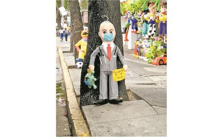 El Covid se vende bien en forma de piñata