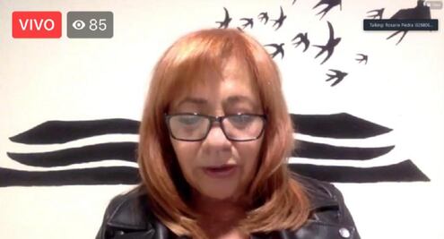 "Como arroz y frijoles", dice Rosario Piedra; se define como víctima