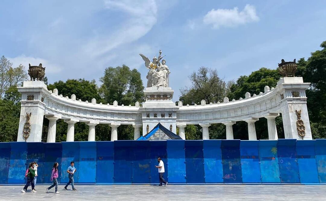 Resguardan edificios y monumentos ante marcha por caso Ayotzinapa
