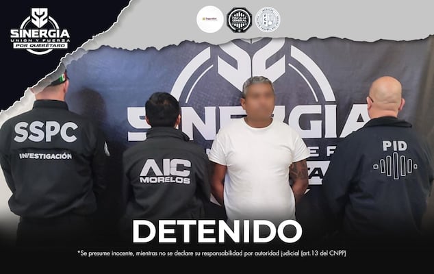 Detienen en la autopista México–Querétaro a Julián "N", buscado en Morelos por violación