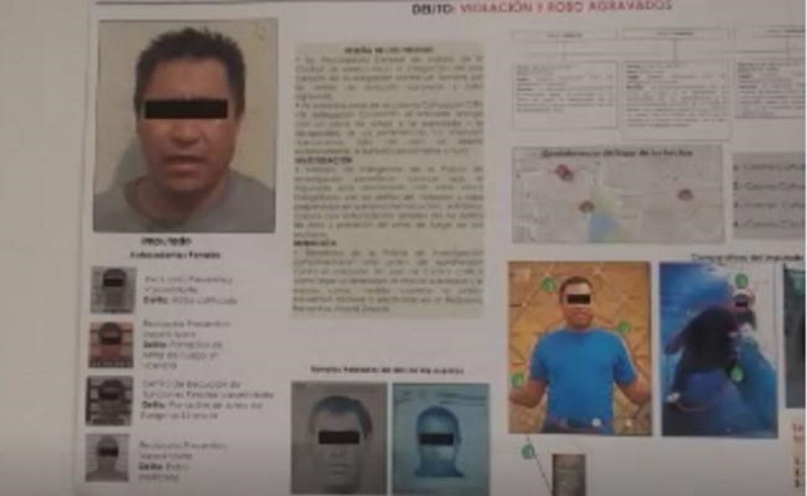 Agentes buscaban a violador serial, pero ya estaba en la cárcel