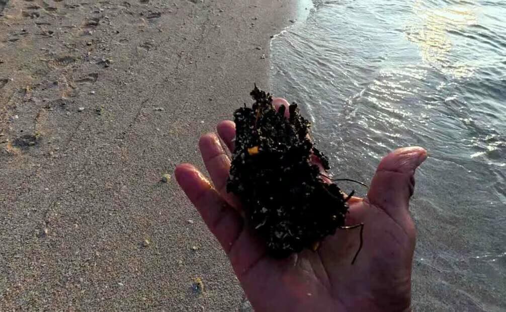 Derrame de petróleo en el Golfo de México. (16/04/26) Foto: Diego Prado/ EL UNIVERSAL