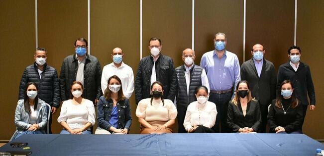 Encabeza Kuri reunión con bancada local del PAN