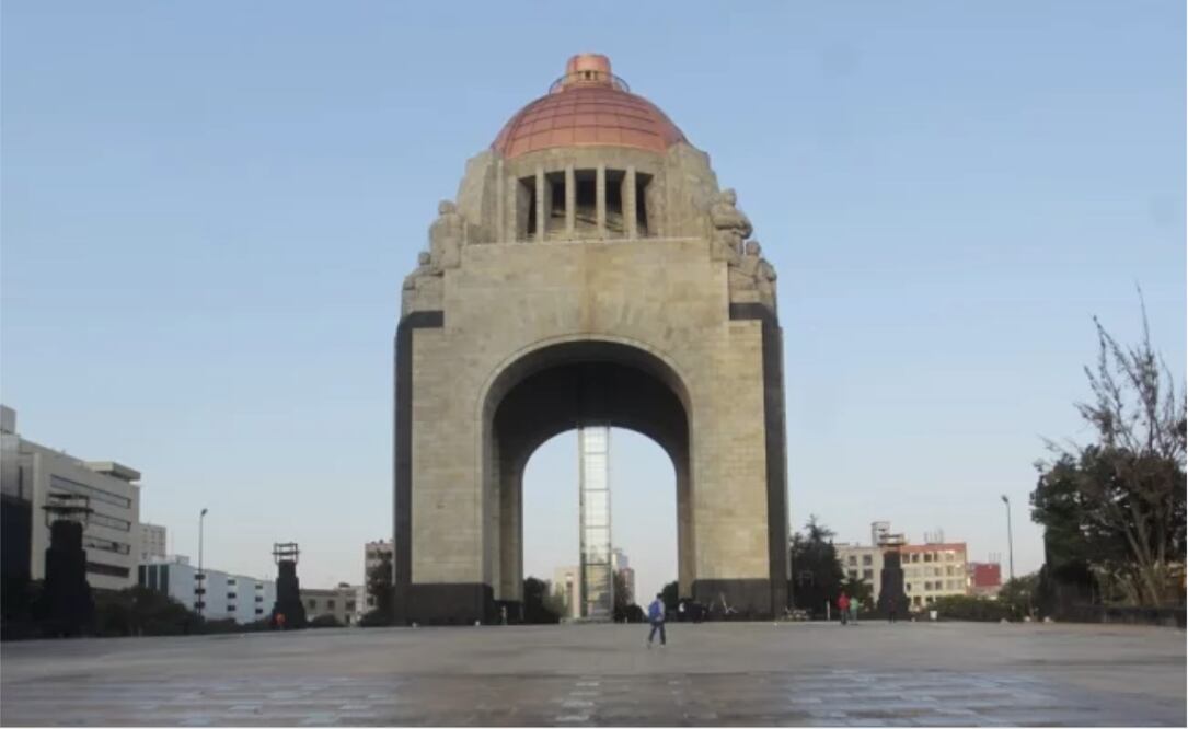 Puedes visitar el mirador del Monumento a la Revolución por menos de 75 pesos. Foto: archivo EL UNIVERSAL