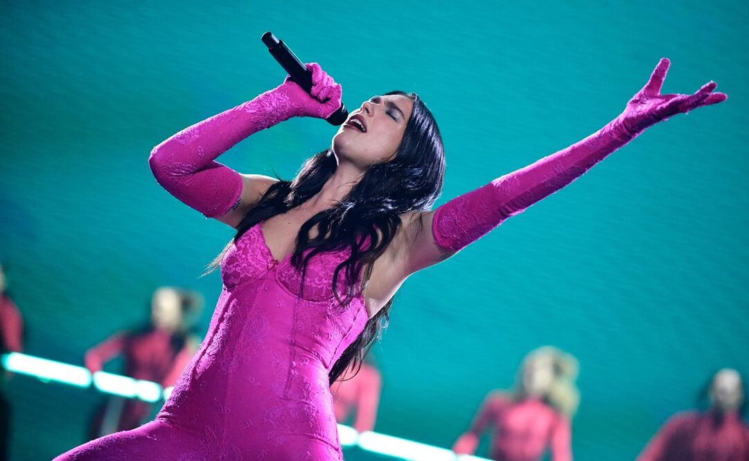 Dua Lipa cae en pleno concierto y queda al descubierto el playback