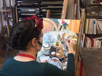 Busca la artista mexicana Mariana García Tinoco enaltecer el arte mexicano en Estados Unidos