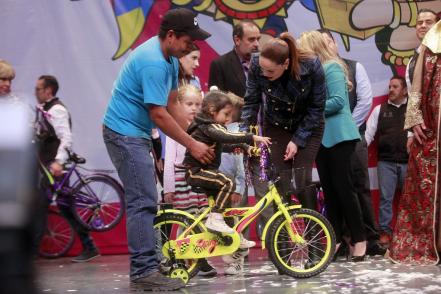 Reyes Magos concluyen su labor en la fiesta del DIF 