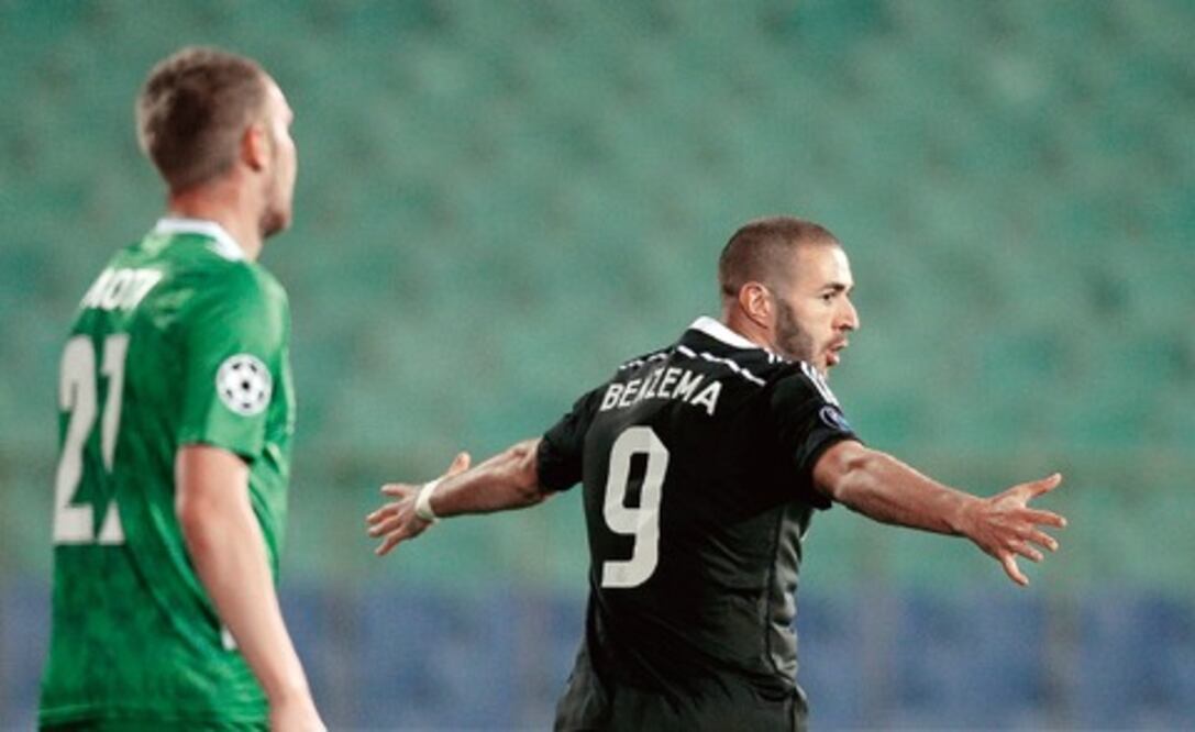 Benzema le da el triunfo al Madrid