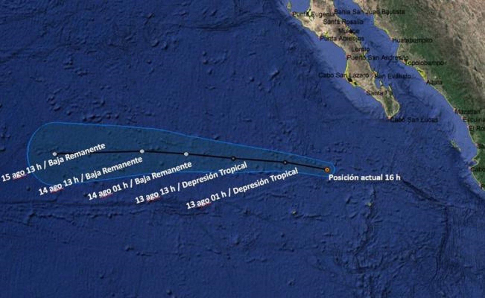 Tormenta "Jova" se degrada a depresión tropical en el Pacífico