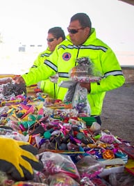 Protección Civil decomisa 368 kilos de pirotecnia