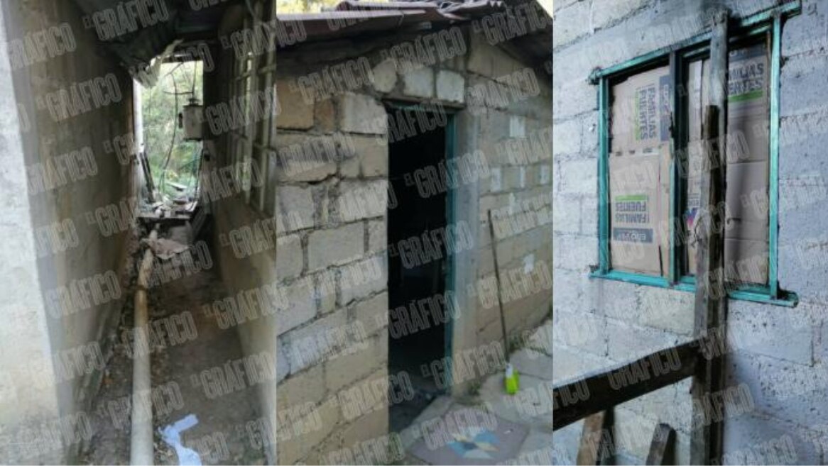 Presuntos feminicidas de Fátima se escondían en casa sin servicios y con ventanas de cartón