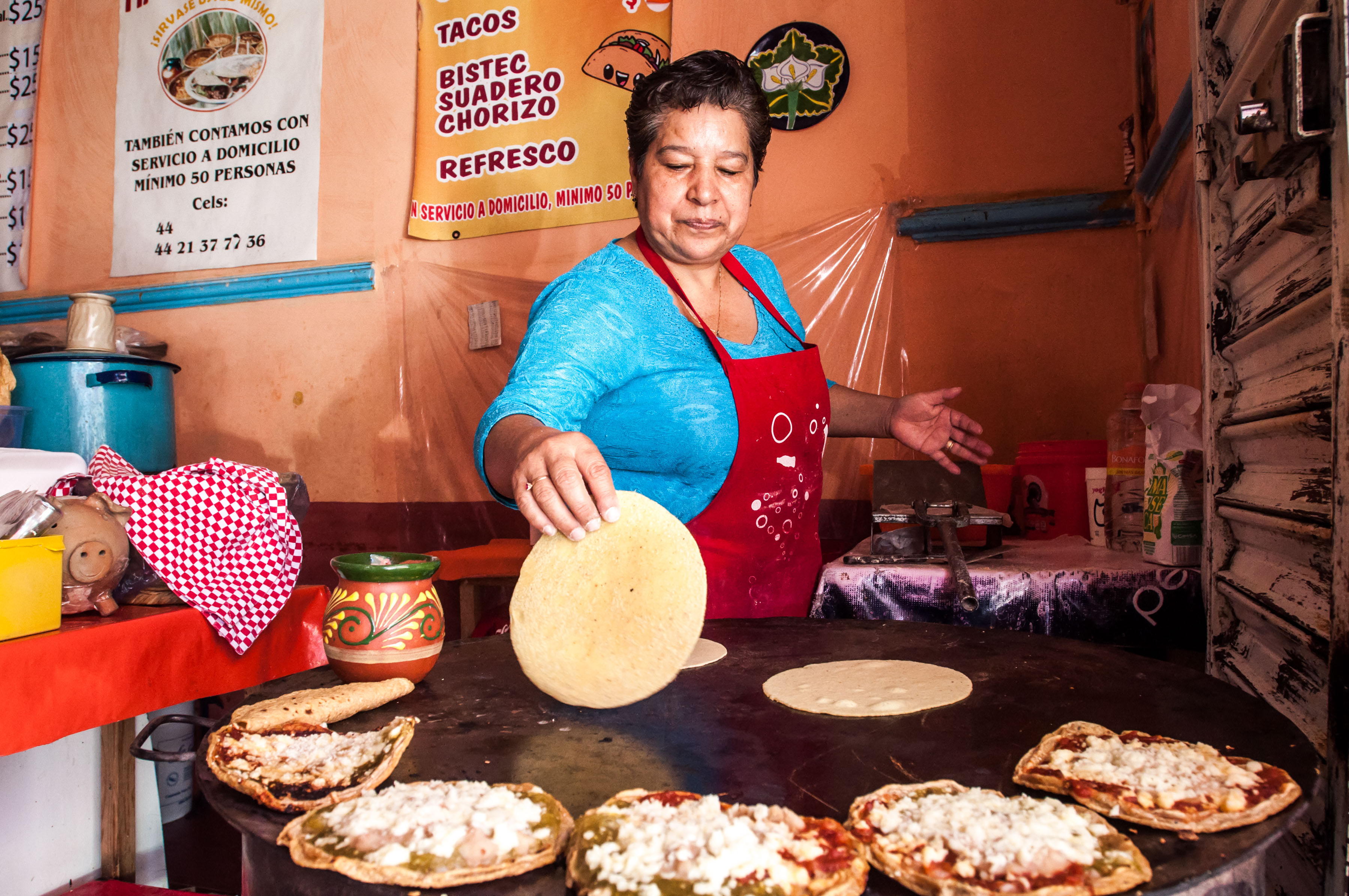 En Querétaro también se disfruta de los tacos