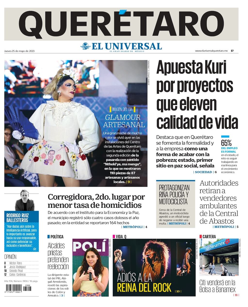 Portada 25 de mayo de 2023