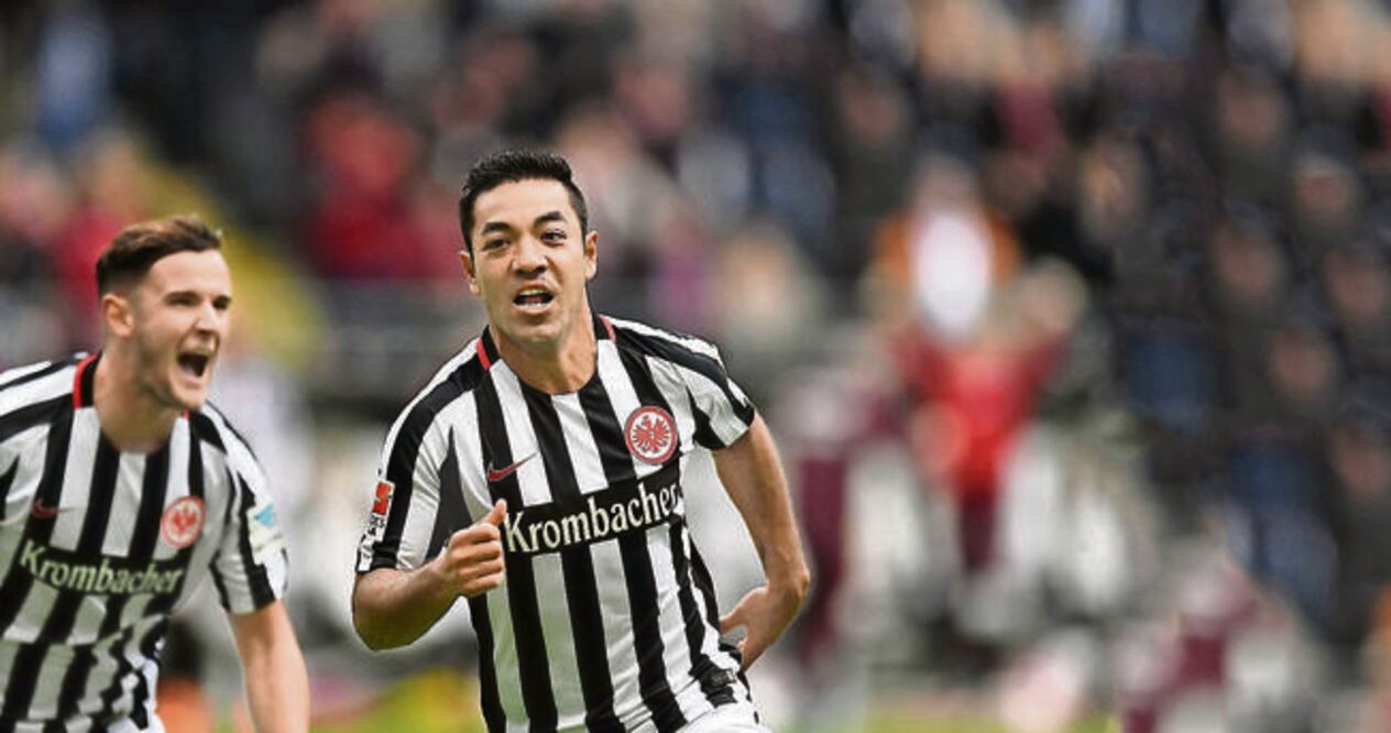 Marco Jhonfai tiene su segundo aire y así lo ha demostrado en su paso por la Bundesliga, con gran aporte en la ofensiva del Eintracht. (FOTO: INTRACHT-FRANKFURT.DE)