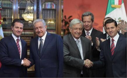 Fuertes momentos en los 3 encuentros Peña-AMLO