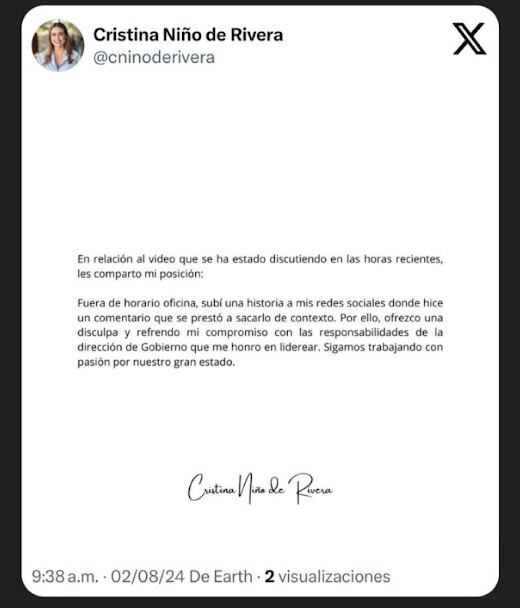 Foto: Tomada de X