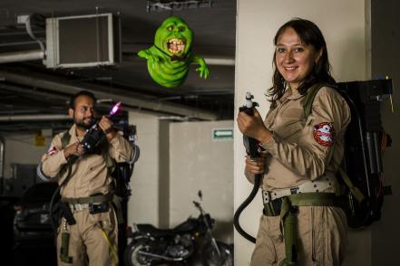 Cazafantasmas queretanos, hacen realidad un sueño de la infancia