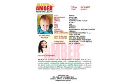 Desaparece madre e hijo en Montemorelos NL; activan alerta amber